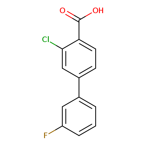 2-Chloro-4-(3-fluorophenyl)benzoic acid