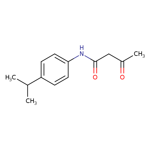 3-oxo-N-[4-(propan-2-yl)phenyl]butanamide