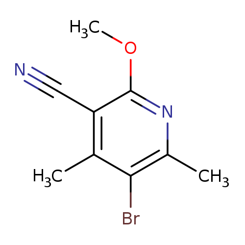 3-Pyridinecarbonitrile, 5-bromo-2-methoxy-4,6-dimethyl-