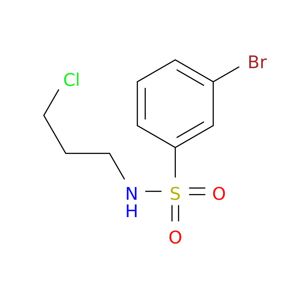 3-Bromo-N-(3-chloropropyl)benzenesulfonamide