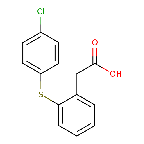 2-(2-((4-chlorophenyl)thio)phenyl)acetic acid