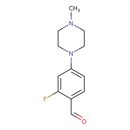 Benzaldehyde, 2-fluoro-4-(4-methyl-1-piperazinyl)-