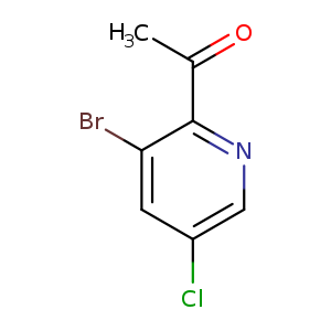 1-(3-Bromo-5-chloropyridin-2-yl)ethanone
