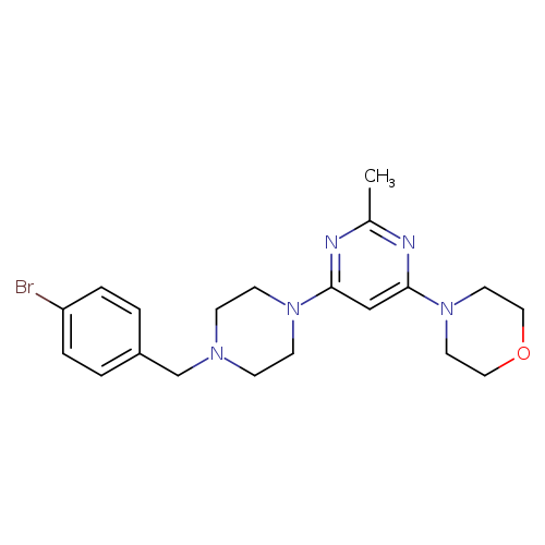 4-(6-{4-[(4-bromophenyl)methyl]piperazin-1-yl}-2-methylpyrimidin-4-yl)morpholine