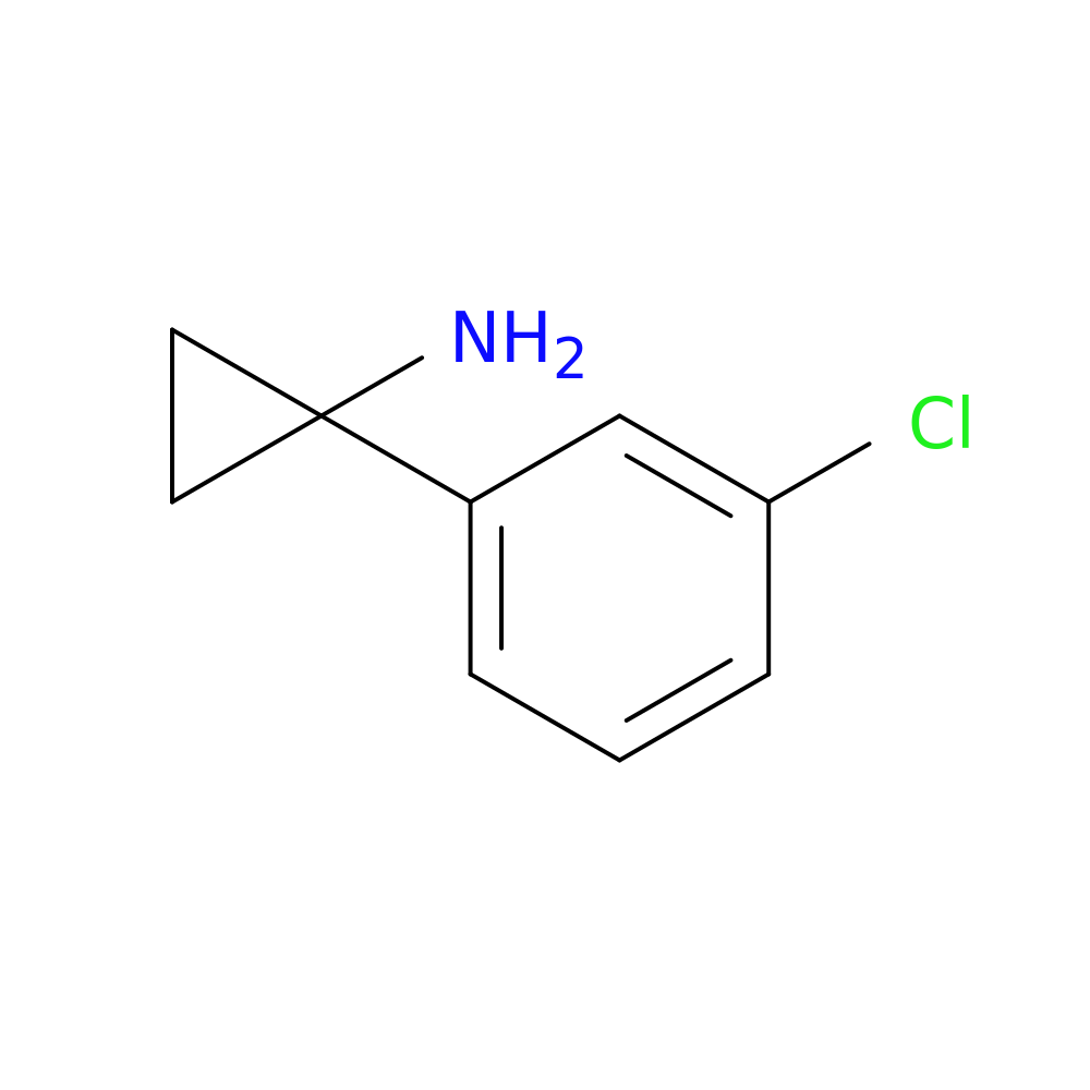 1-(3-Chlorophenyl)cyclopropanamine