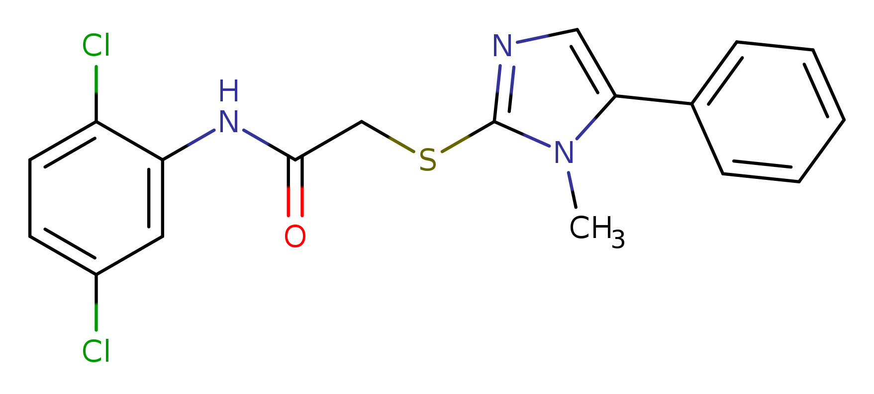 N-(2,5-dichlorophenyl)-2-[(1-methyl-5-phenyl-1H-imidazol-2-yl)sulfanyl]acetamide