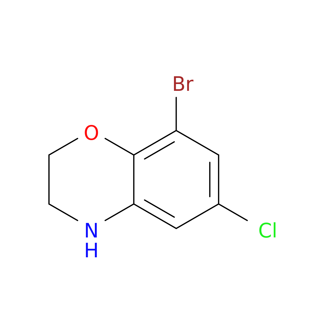 8-BROMO-6-CHLORO-3,4-DIHYDRO-2H-BENZO[1,4]OXAZINE