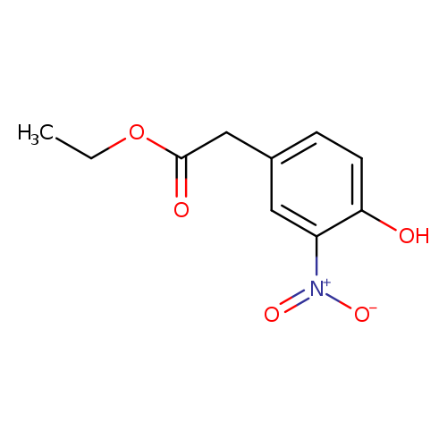 Benzeneacetic acid, 4-hydroxy-3-nitro-, ethyl ester