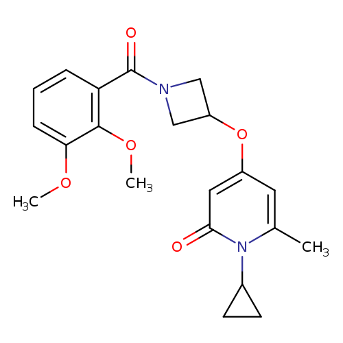 1-cyclopropyl-4-{[1-(2,3-dimethoxybenzoyl)azetidin-3-yl]oxy}-6-methyl-1,2-dihydropyridin-2-one