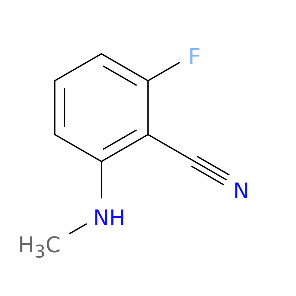 2-Fluoro-6-(methylamino)benzenecarbonitrile