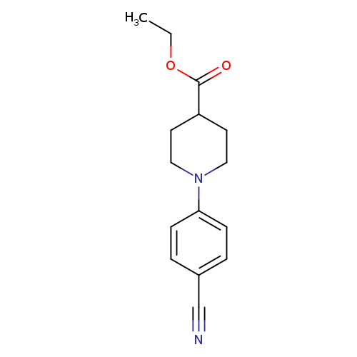 Ethyl 1-(4-cyanophenyl)-4-piperidinecarboxylate