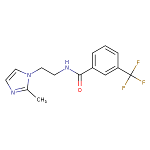N-[2-(2-methyl-1H-imidazol-1-yl)ethyl]-3-(trifluoromethyl)benzamide