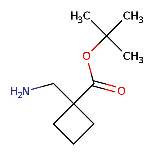 tert-butyl 1-(aminomethyl)cyclobutane-1-carboxylate