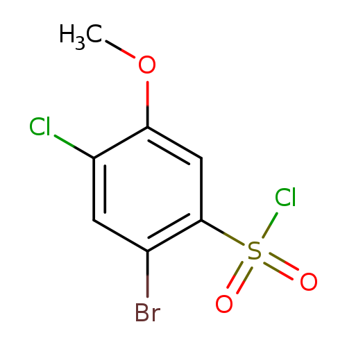 2-bromo-4-chloro-5-methoxybenzene-1-sulfonylchloride
