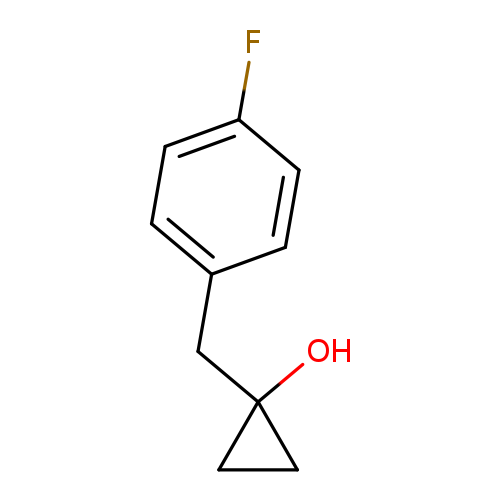 1-[(4-fluorophenyl)methyl]cyclopropan-1-ol