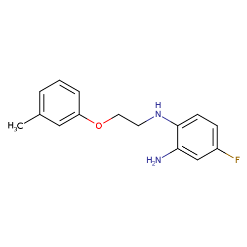 4-fluoro-1-N-[2-(3-methylphenoxy)ethyl]benzene-1,2-diamine