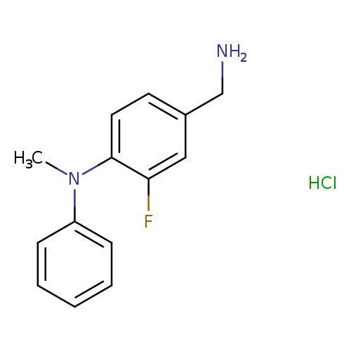 4-(aminomethyl)-2-fluoro-N-methyl-N-phenylaniline hydrochloride