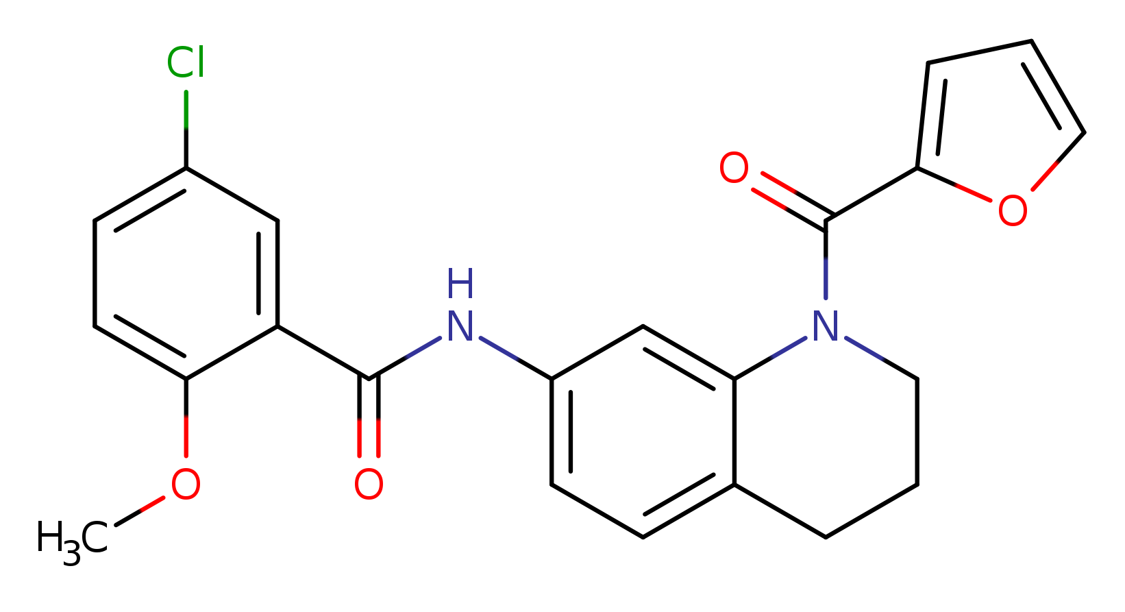 5-chloro-N-[1-(furan-2-carbonyl)-1,2,3,4-tetrahydroquinolin-7-yl]-2-methoxybenzamide