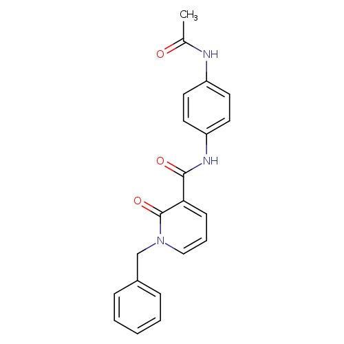 1-benzyl-N-(4-acetamidophenyl)-2-oxo-1,2-dihydropyridine-3-carboxamide