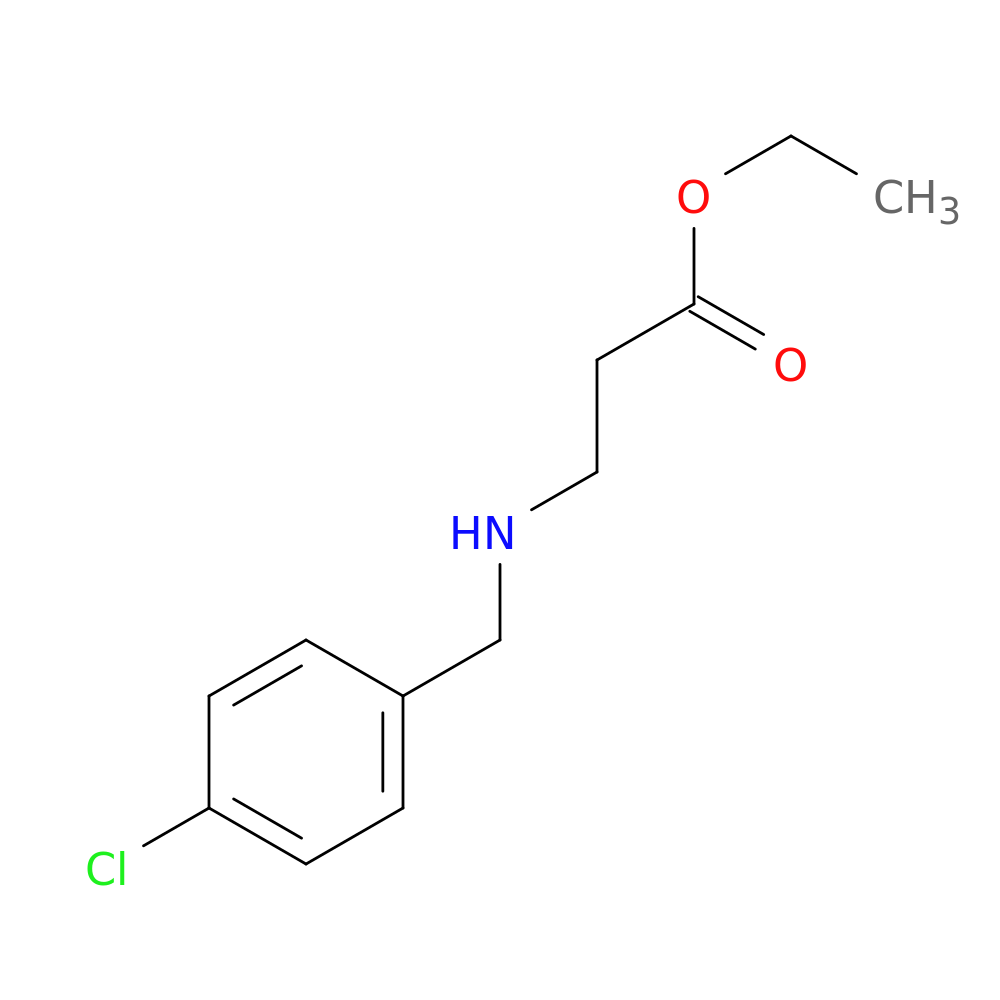 ethyl 3-{[(4-chlorophenyl)methyl]amino}propanoate