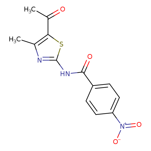 N-(5-acetyl-4-methyl-1,3-thiazol-2-yl)-4-nitrobenzamide