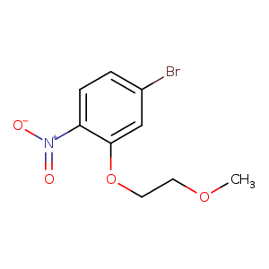 4-Bromo-2-(2-methoxyethoxy)-1-nitro-benzene