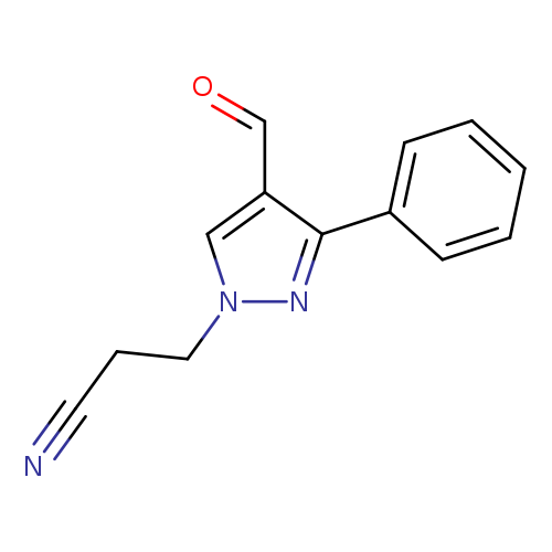 3-(4-Formyl-3-phenyl-1h-pyrazol-1-yl)propanenitrile