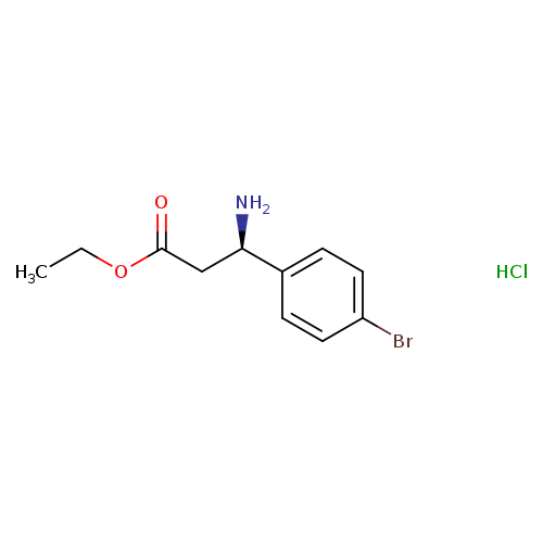 ethyl (3R)-3-amino-3-(4-bromophenyl)propanoate hydrochloride