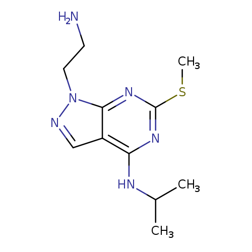 1-(2-AMINOETHYL)-N-ISOPROPYL-6-(METHYLTHIO)-1H-PYRAZOLO[3,4-D]PYRIMIDIN-4+