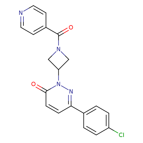 6-(4-chlorophenyl)-2-[1-(pyridine-4-carbonyl)azetidin-3-yl]-2,3-dihydropyridazin-3-one