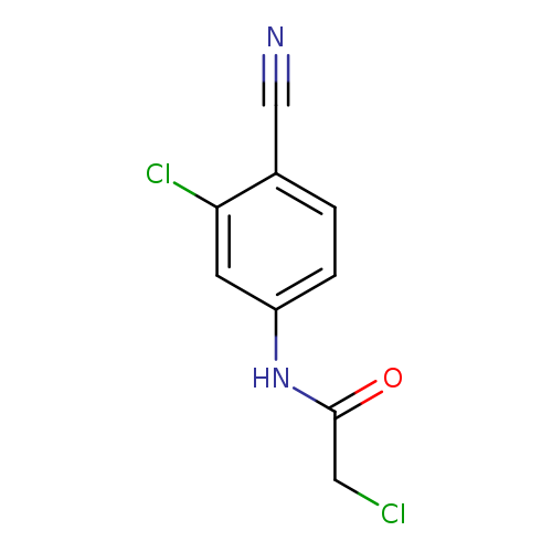 2-chloro-N-(3-chloro-4-cyanophenyl)acetamide