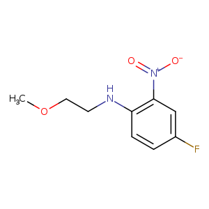 4-Fluoro-N-(2-methoxyethyl)-2-nitroaniline