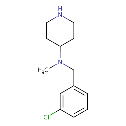 N-(3-Chlorobenzyl)-n-methylpiperidin-4-amine