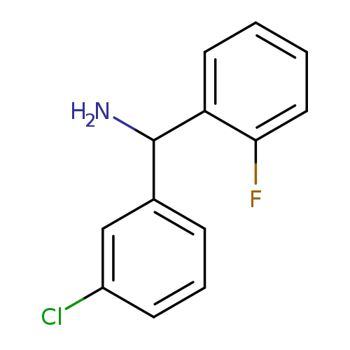 (3-chlorophenyl)(2-fluorophenyl)methanamine