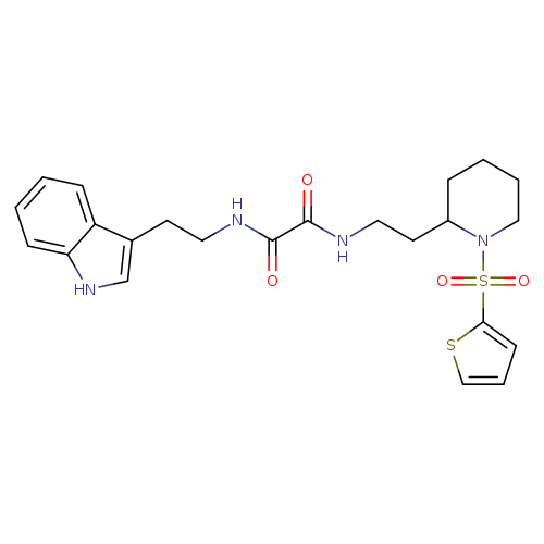 N-[2-(1H-indol-3-yl)ethyl]-N'-{2-[1-(thiophene-2-sulfonyl)piperidin-2-yl]ethyl}ethanediamide