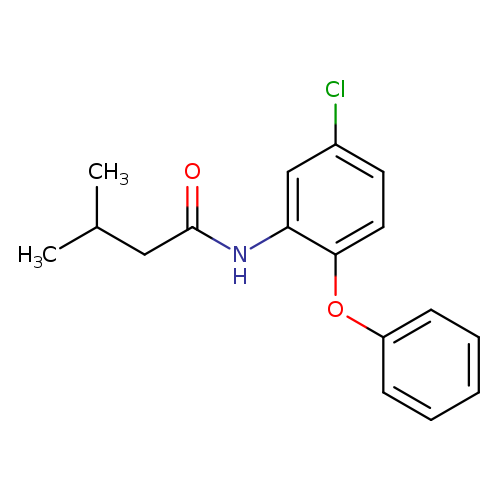 N-(5-chloro-2-phenoxyphenyl)-3-methylbutanamide