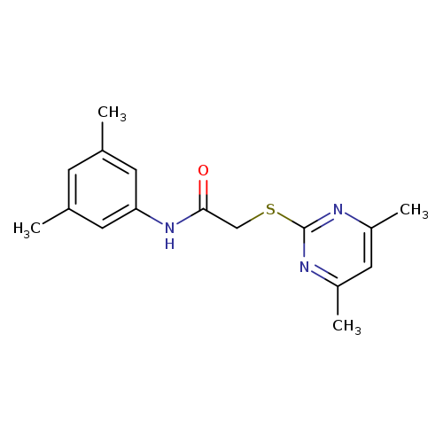 N-(3,5-Dimethylphenyl)-2-((4,6-dimethylpyrimidin-2-yl)thio)acetamide