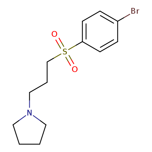1-(3-(4-Bromophenylsulfonyl)propyl)pyrrolidine
