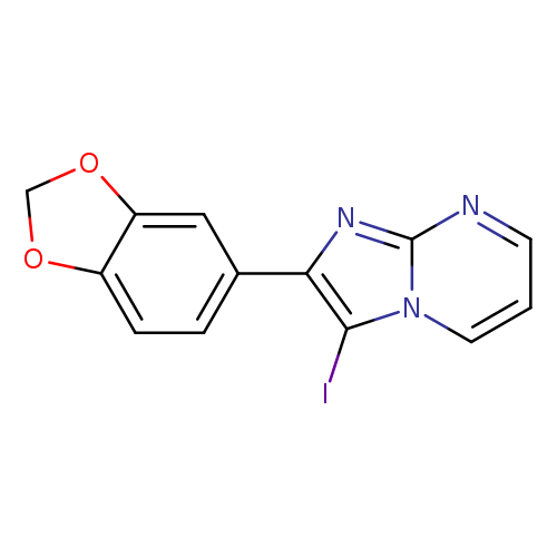 2-(Benzo[d][1,3]dioxol-5-yl)-3-iodoimidazo[1,2-a]pyrimidine