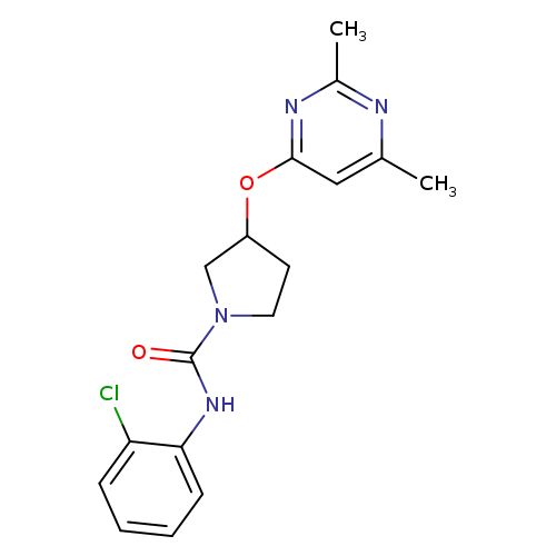 N-(2-chlorophenyl)-3-[(2,6-dimethylpyrimidin-4-yl)oxy]pyrrolidine-1-carboxamide