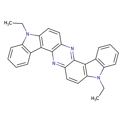 1,9-diethyl-1,9-dihydrodiindolo[3,2-a:3,2-h]phenazine