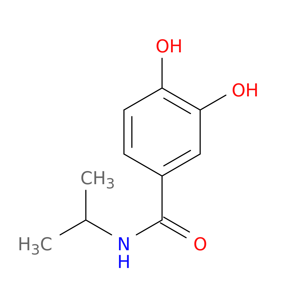 3,4-dihydroxy-N-(propan-2-yl)benzamide
