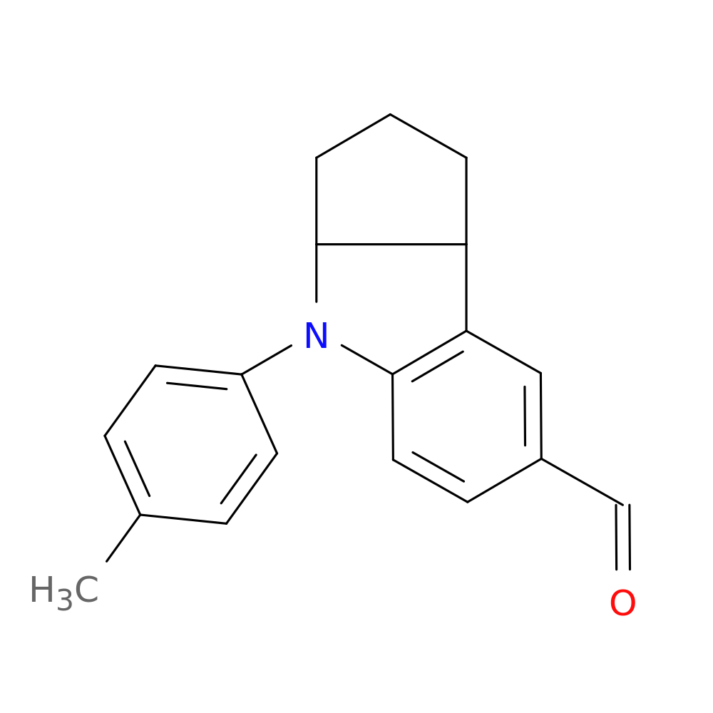 4-(p-Tolyl)-1,2,3,3a,4,8b-hexahydrocyclopenta[b]indole-7-carbaldehyde