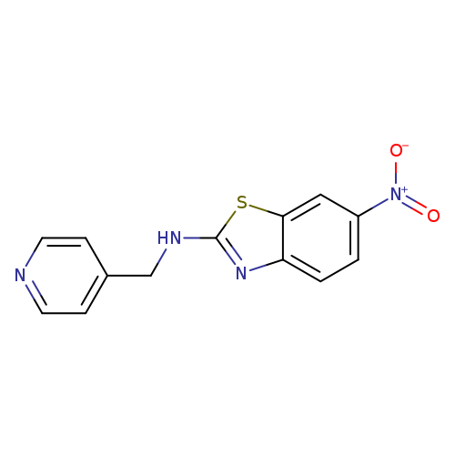 6-Nitro-N-(pyridin-4-ylmethyl)-1,3-benzothiazol-2-amine