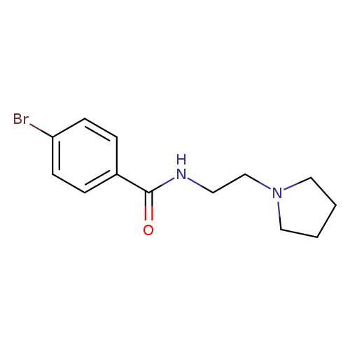 4-Bromo-n-(2-pyrrolidin-1-yl-ethyl)-benzamide
