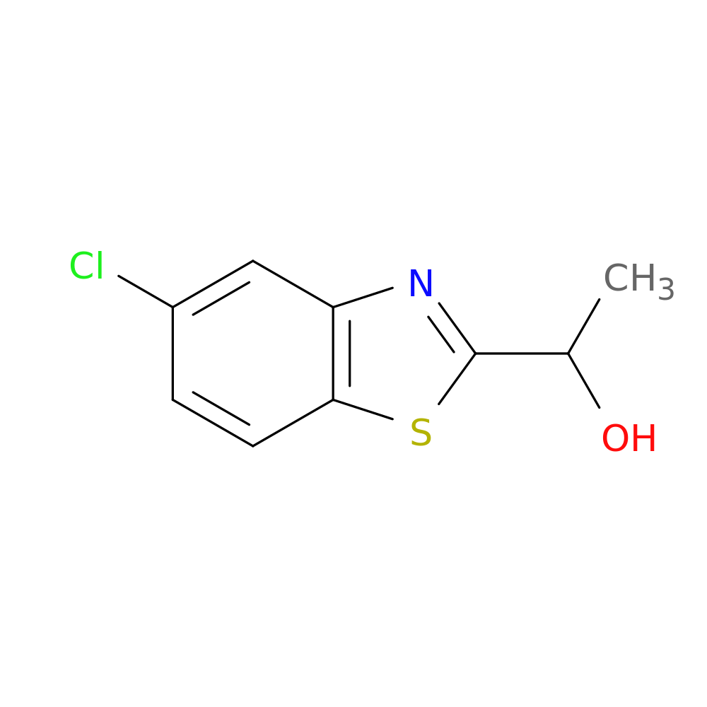 1-(5-chloro-1,3-benzothiazol-2-yl)ethan-1-ol