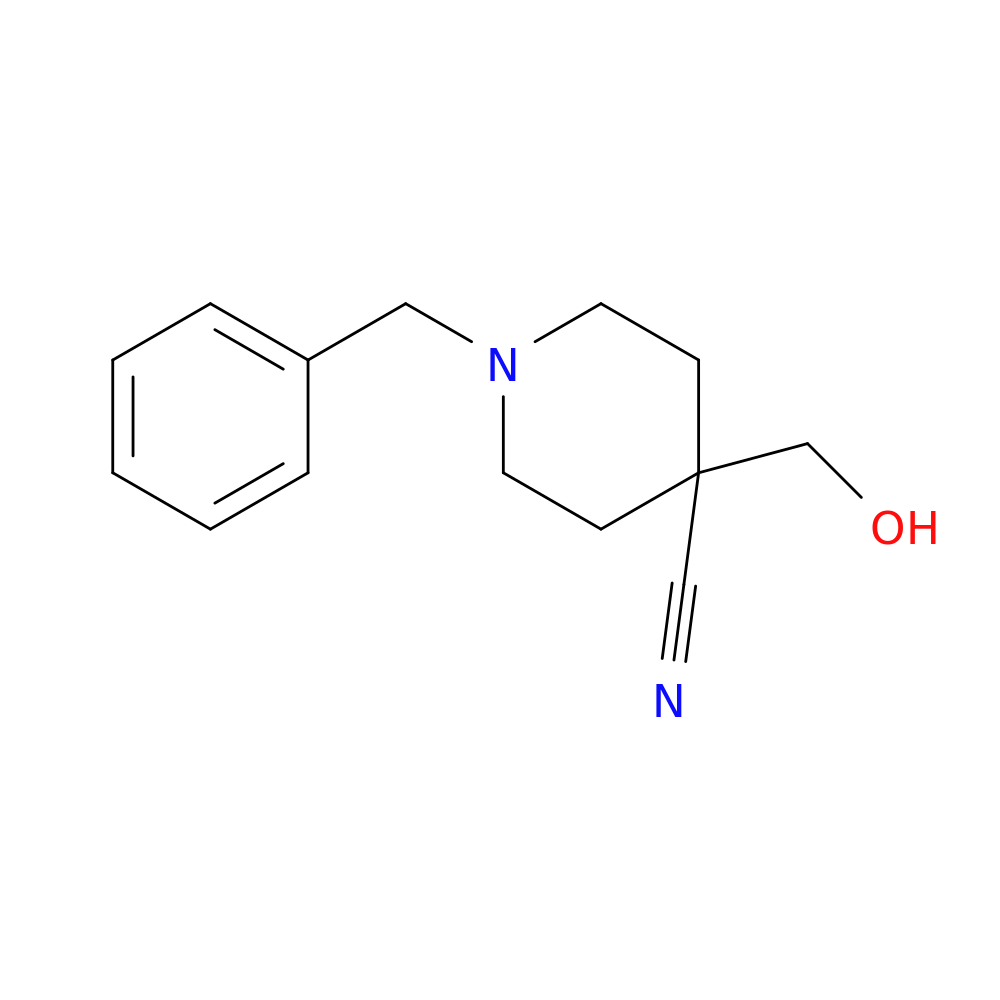 1-Benzyl-4-(hydroxymethyl)piperidine-4-carbonitrile