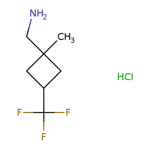 1-[1-methyl-3-(trifluoromethyl)cyclobutyl]methanaminehydrochloride