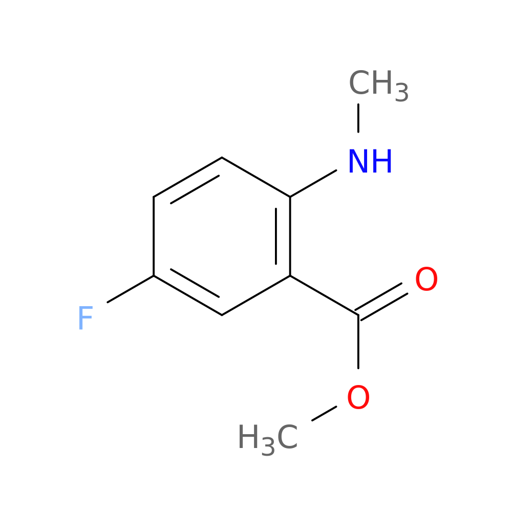 Methyl 5-fluoro-2-(methylamino)benzoate