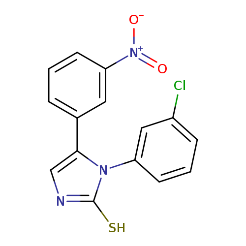 1-(3-Chlorophenyl)-5-(3-nitrophenyl)-1H-imidazole-2-thiol